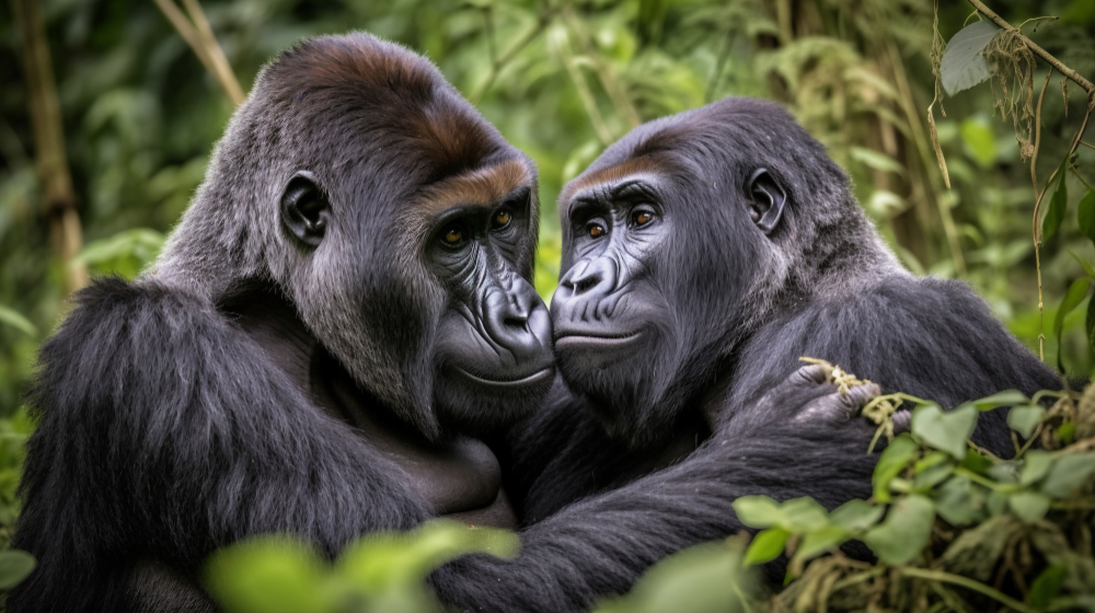Gorilla, some of the most visited counties for Africa Safari is Uganda and Rwanda